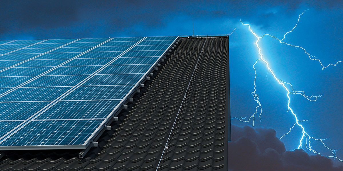 Blitzschutz - Lösungen für PV-Anlagen Blitzschutz - Lösungen für PV-Anlagen